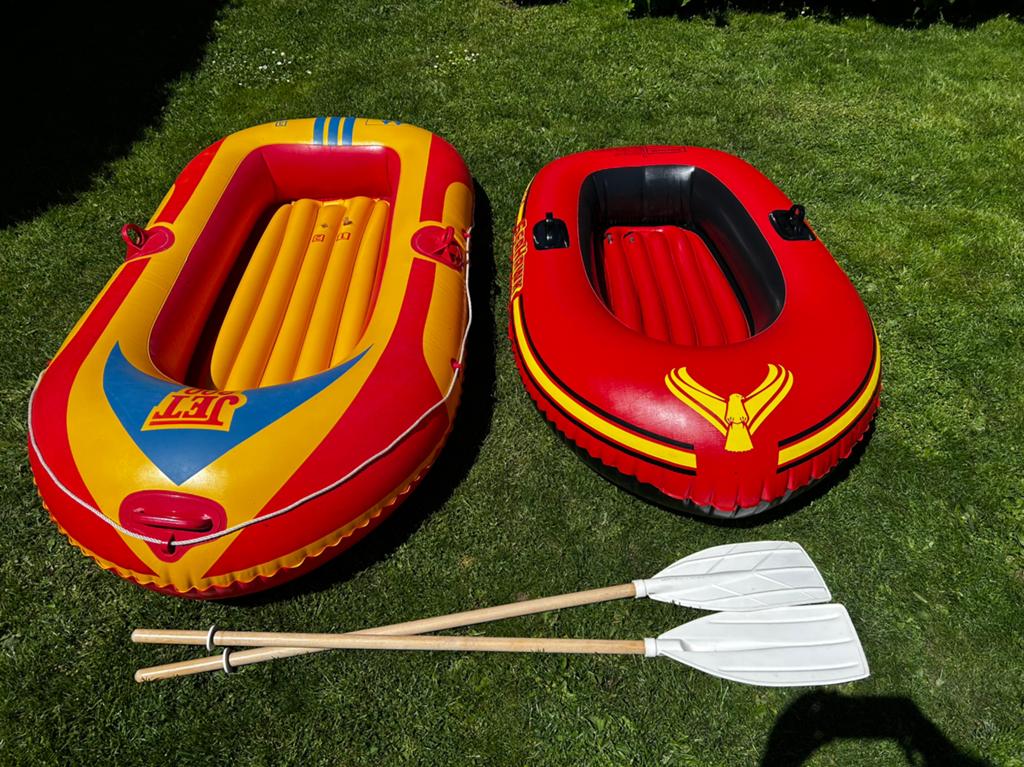 Intex 2x opblaasboot SeaHawk 100 + Jet 200 (set), Ophalen of Verzenden, Zo goed als nieuw