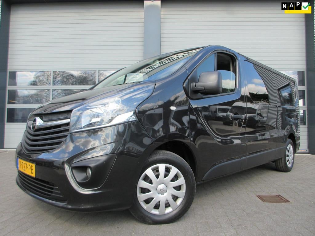 Opel Vivaro 1.6 CDTI 120 pk L2H1 DC dubbel cabine euro 6, Auto's, Bestelauto's, 15 km/l, Gebruikt, Euro 6, 4 cilinders