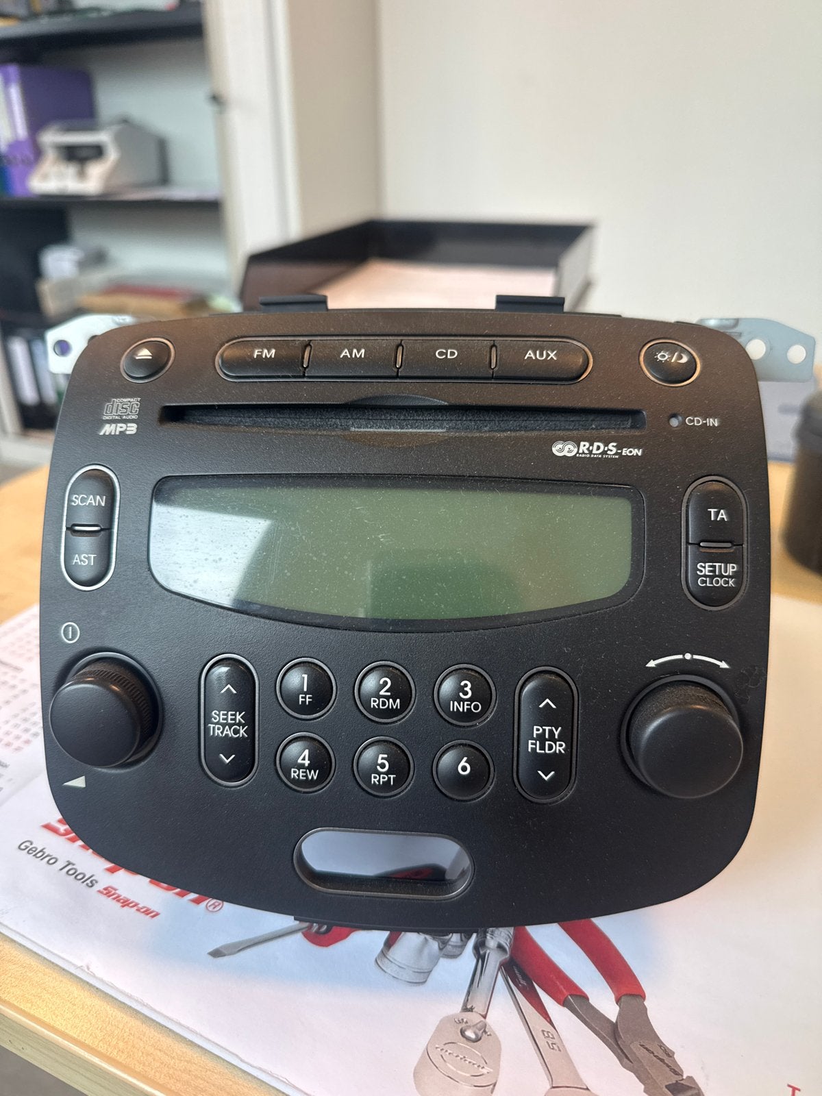 Hyundai I10 HMC 96100-0X2314X Radio CD MP3 Speler, Auto diversen, Ophalen of Verzenden, Gebruikt