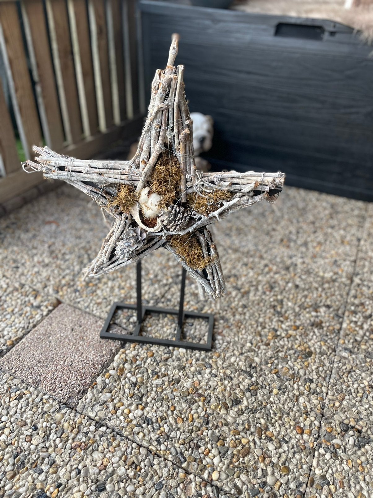 Decoratie ster op standaard, Ophalen, Gebruikt