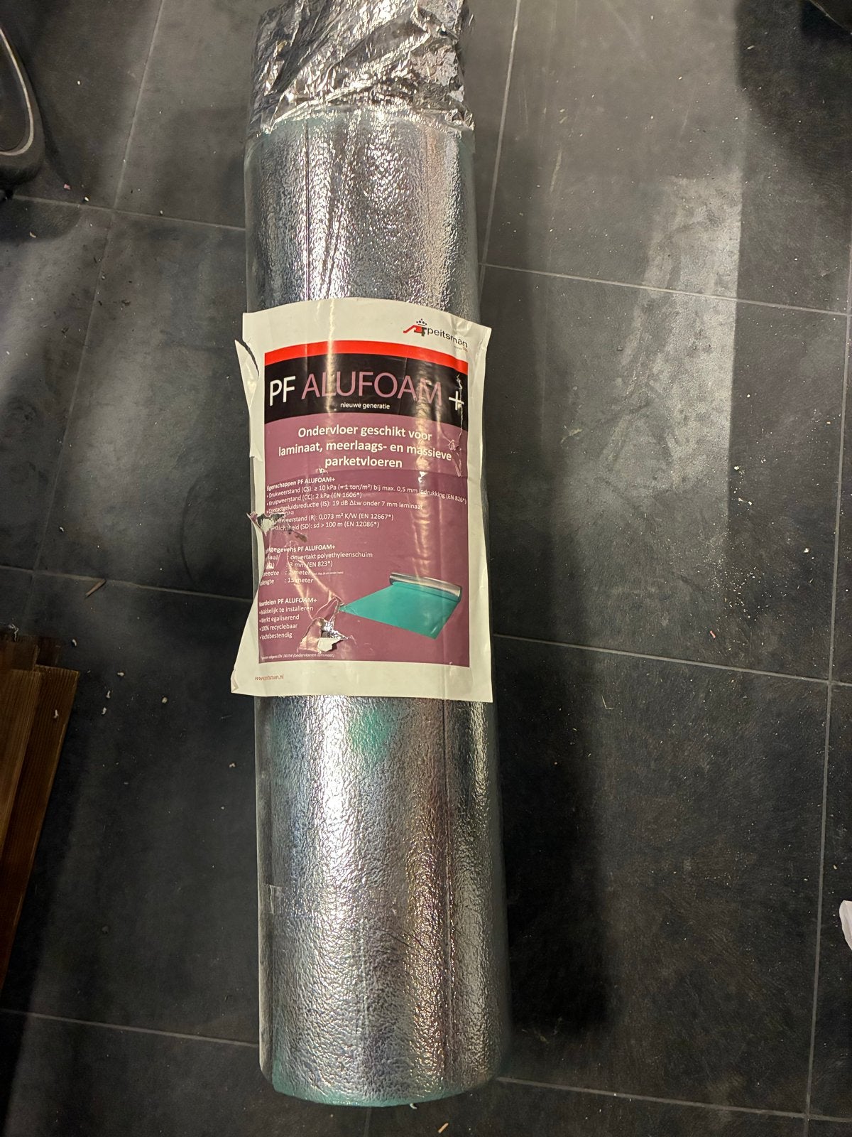 PF Alufoam ondervloer voor laminaat en parketvloeren, Kunststof, Overige typen, Nieuw, 10 m² of meer