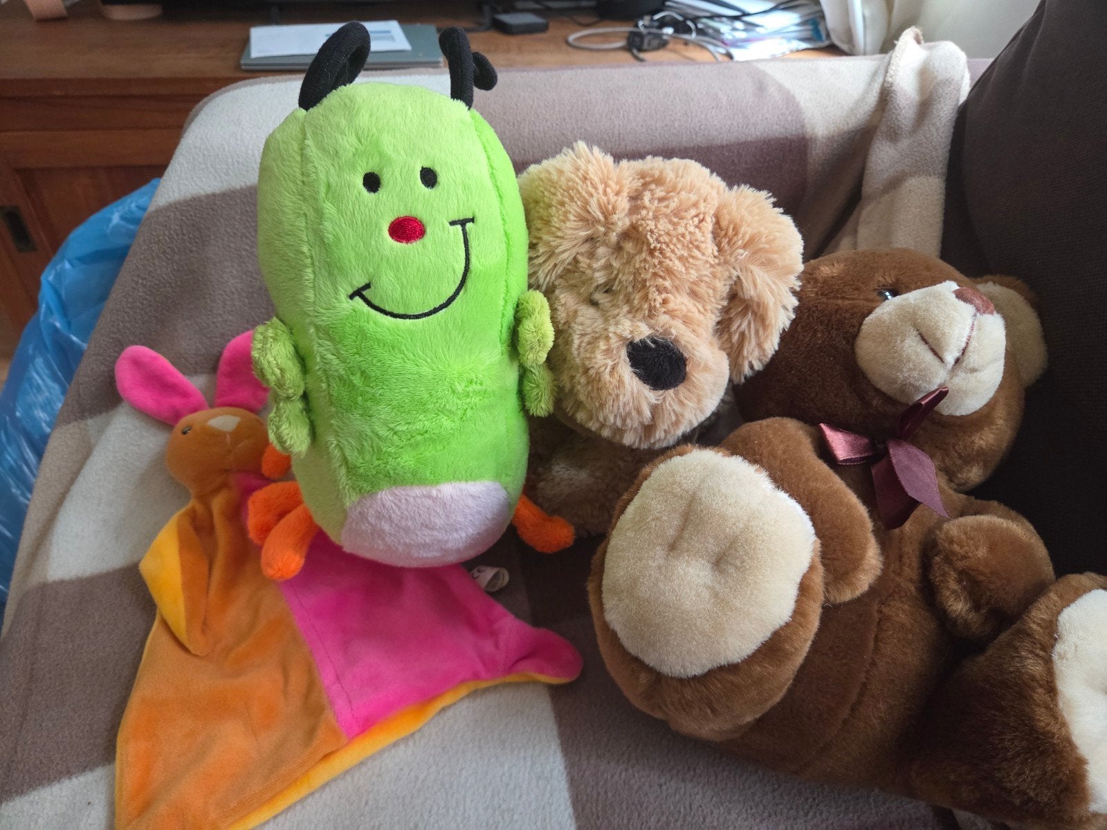 Set van 4 diverse knuffels, Ophalen of Verzenden, Zo goed als nieuw