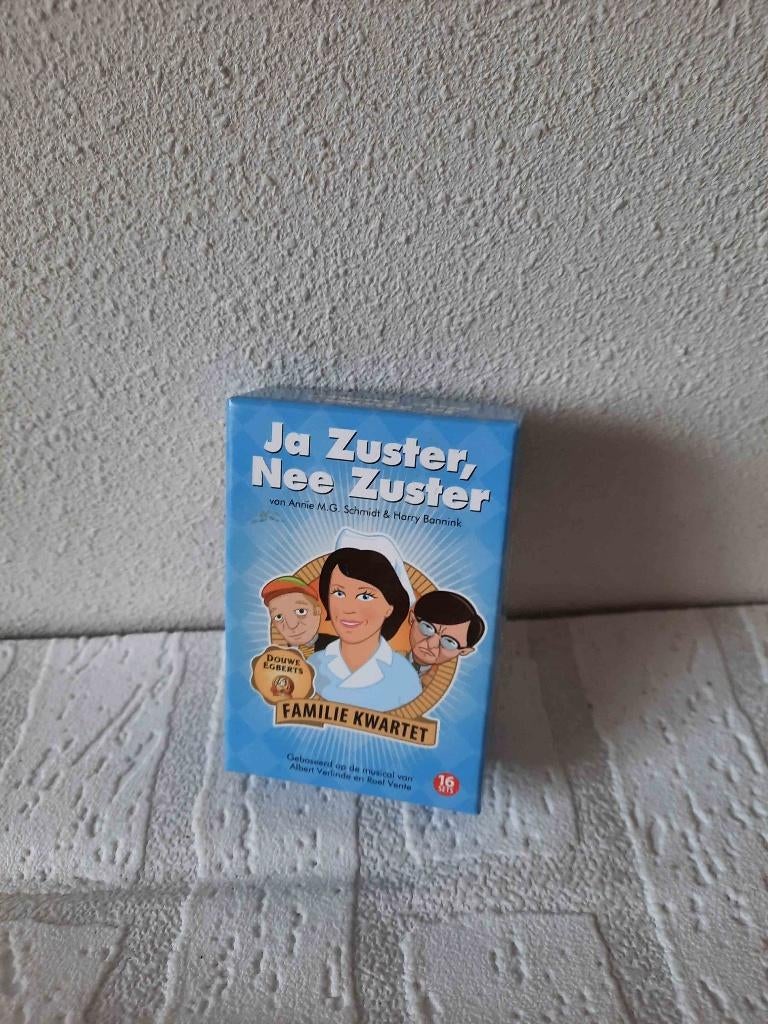 Douwe Egberts Ja zuster, nee zuster kwartet, Verzamelen, Speelkaarten, Jokers en Kwartetten, Ophalen of Verzenden, Zo goed als nieuw
