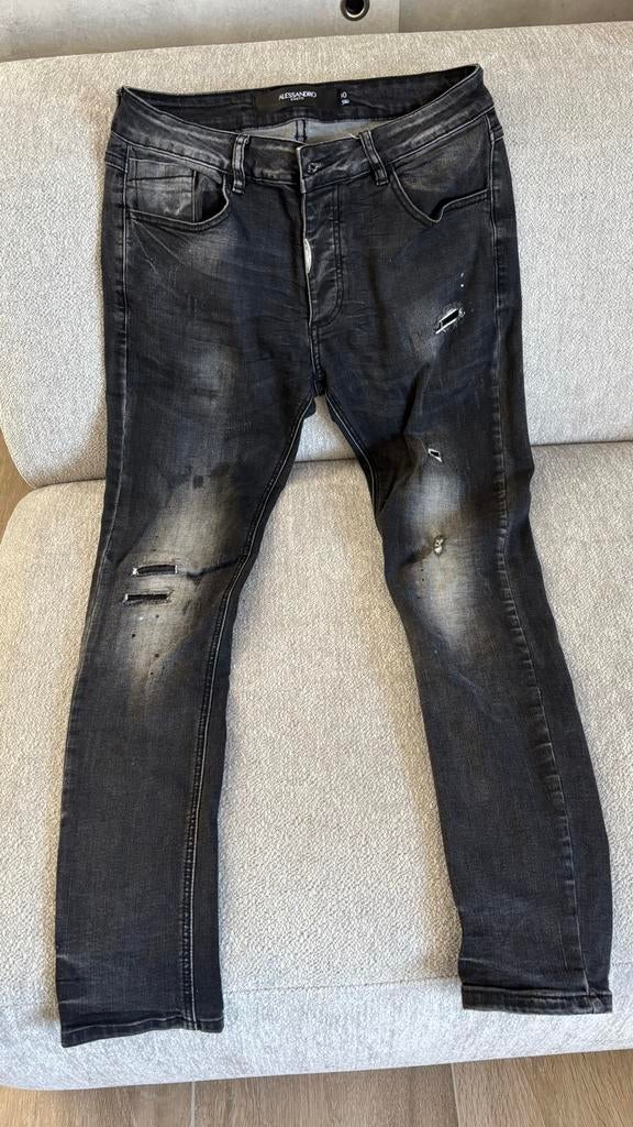 Jongens broek Alessandro Zavetti maat 30, Ophalen of Verzenden, Zo goed als nieuw, Overige maten, Zwart