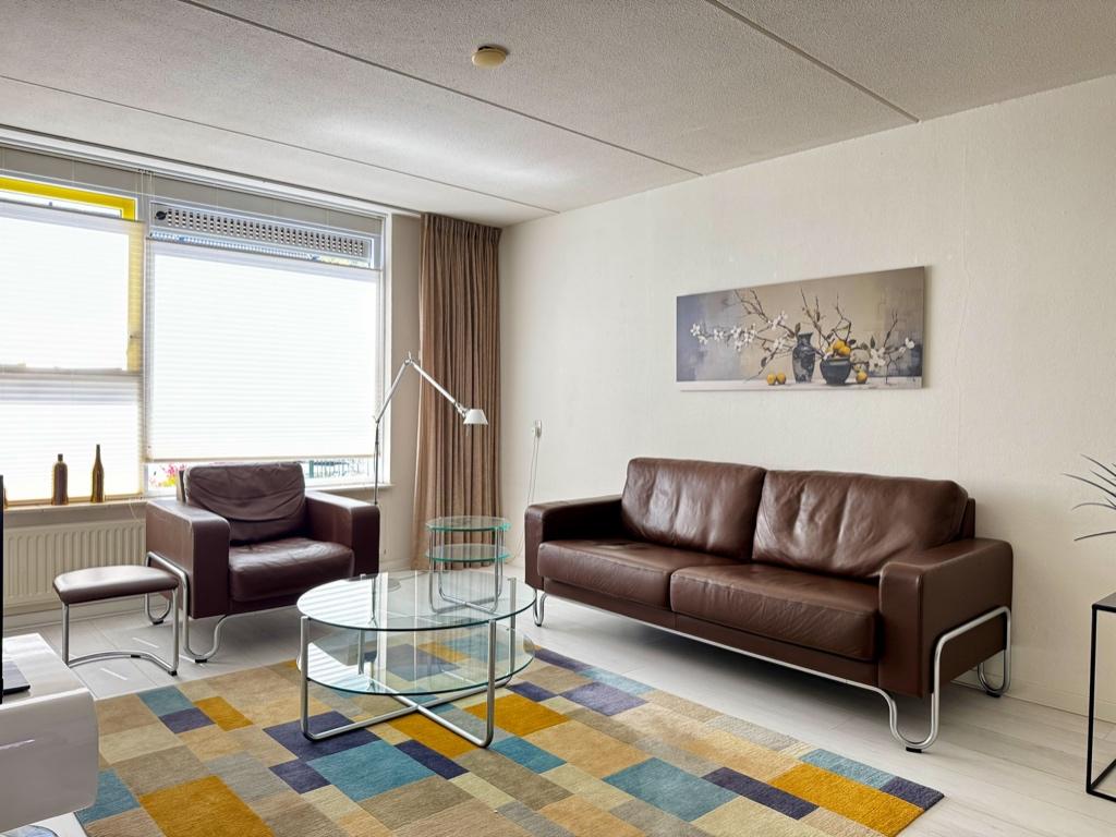 Gispen AD B3 Bank en Fauteuil met voetenbank, Huis en Inrichting, Ophalen, Gebruikt, Driepersoons, 75 tot 100 cm