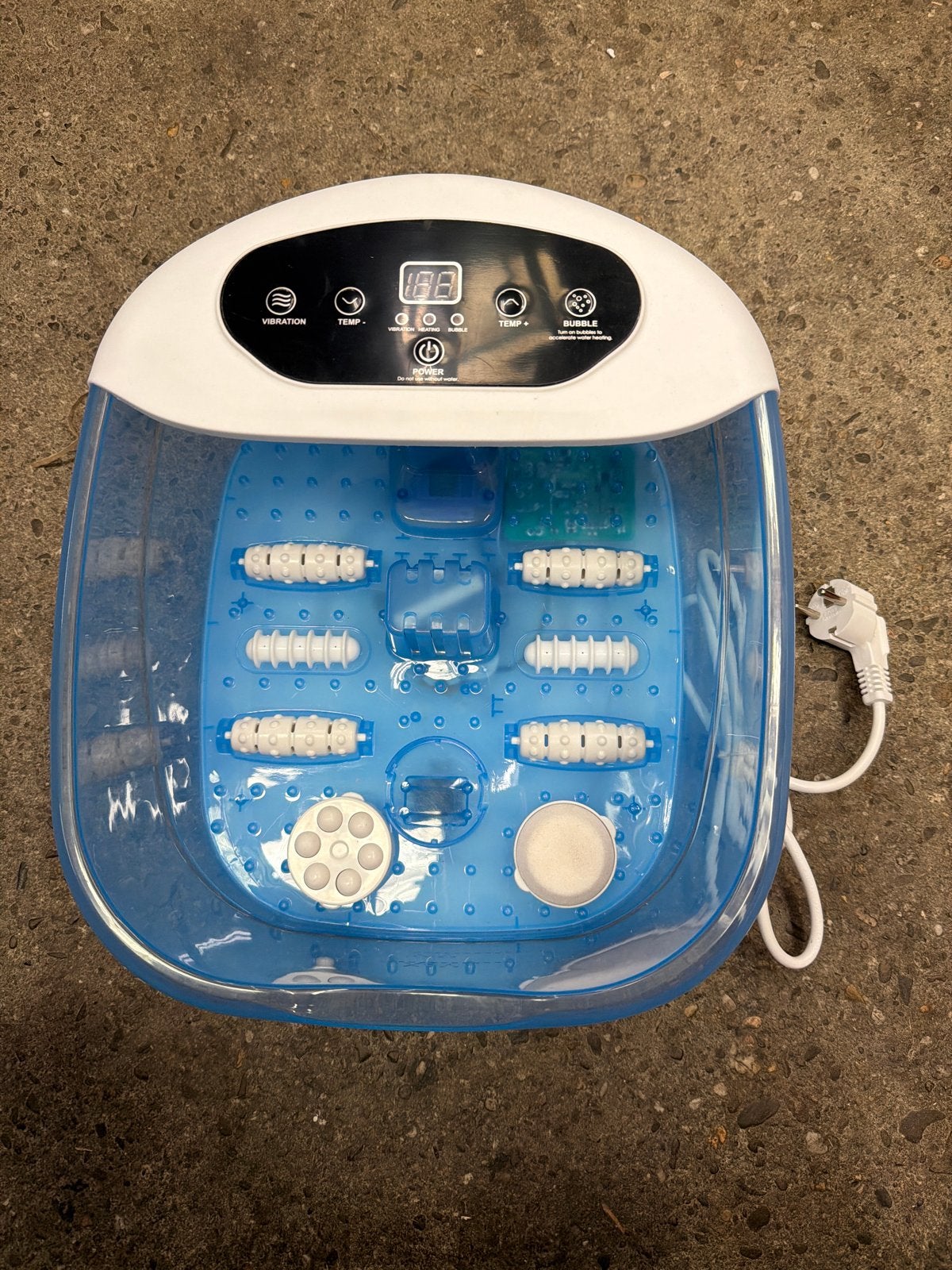 Voetenbad met massage, vibratie en temperatuurregeling, Ophalen of Verzenden