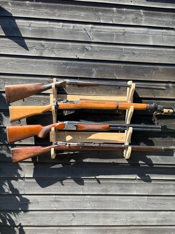 Wand rek TBV Geweer, Zwartkruit Airsoft, Jacht schietsport, Ophalen of Verzenden, Overige soorten, Nederland, Kunstobject