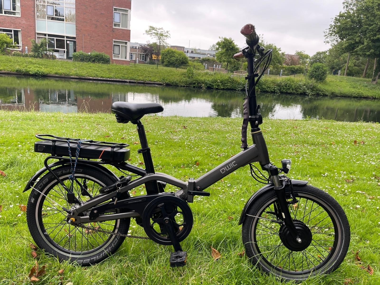 Qwic Vouwfiets C FN7 - 7 versnellingen, 8 standen ondersteun, Overige merken, 20 inch of meer, Gebruikt, Velgrem