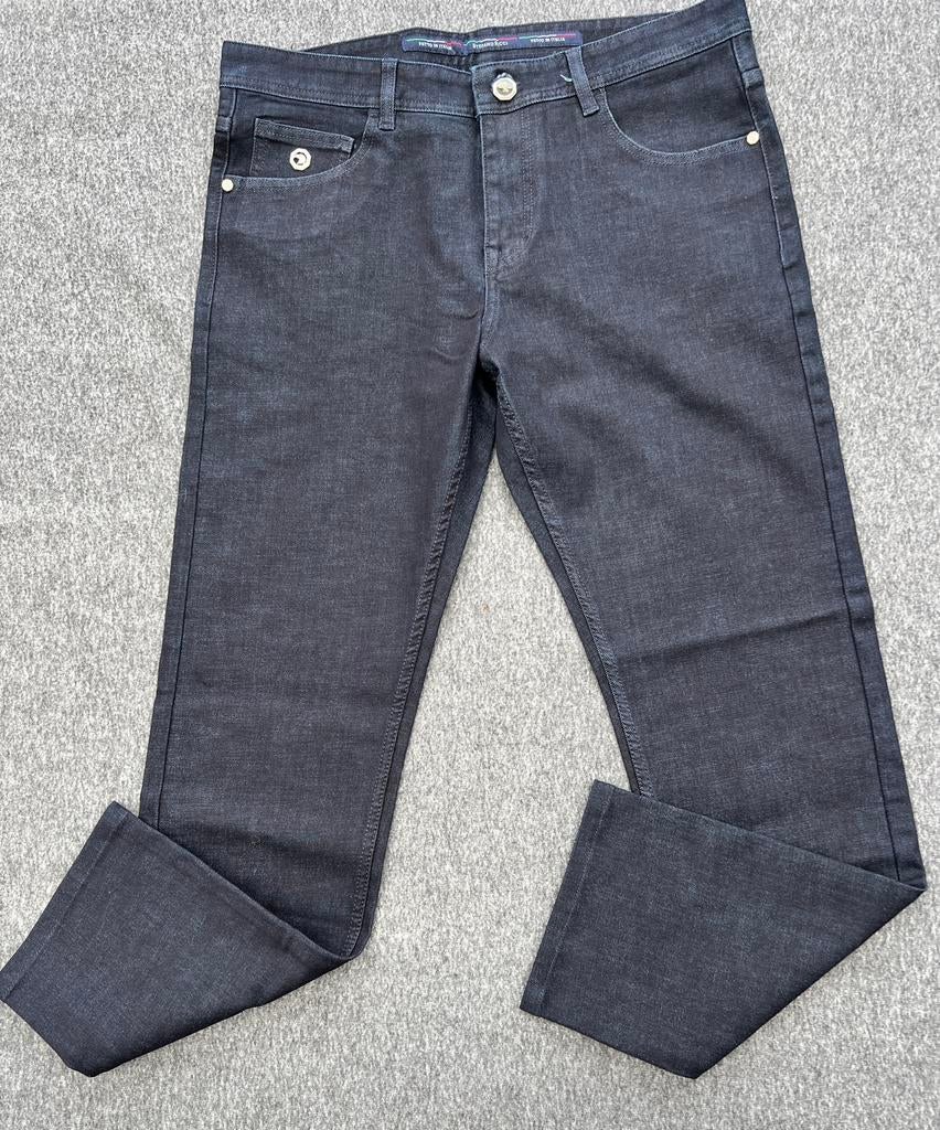 Stefano Ricci donkerblauwe herenjeans – EU 50/52 (W35), Ophalen of Verzenden, Zo goed als nieuw, Blauw, W33 - W34 (confectie 48/50)