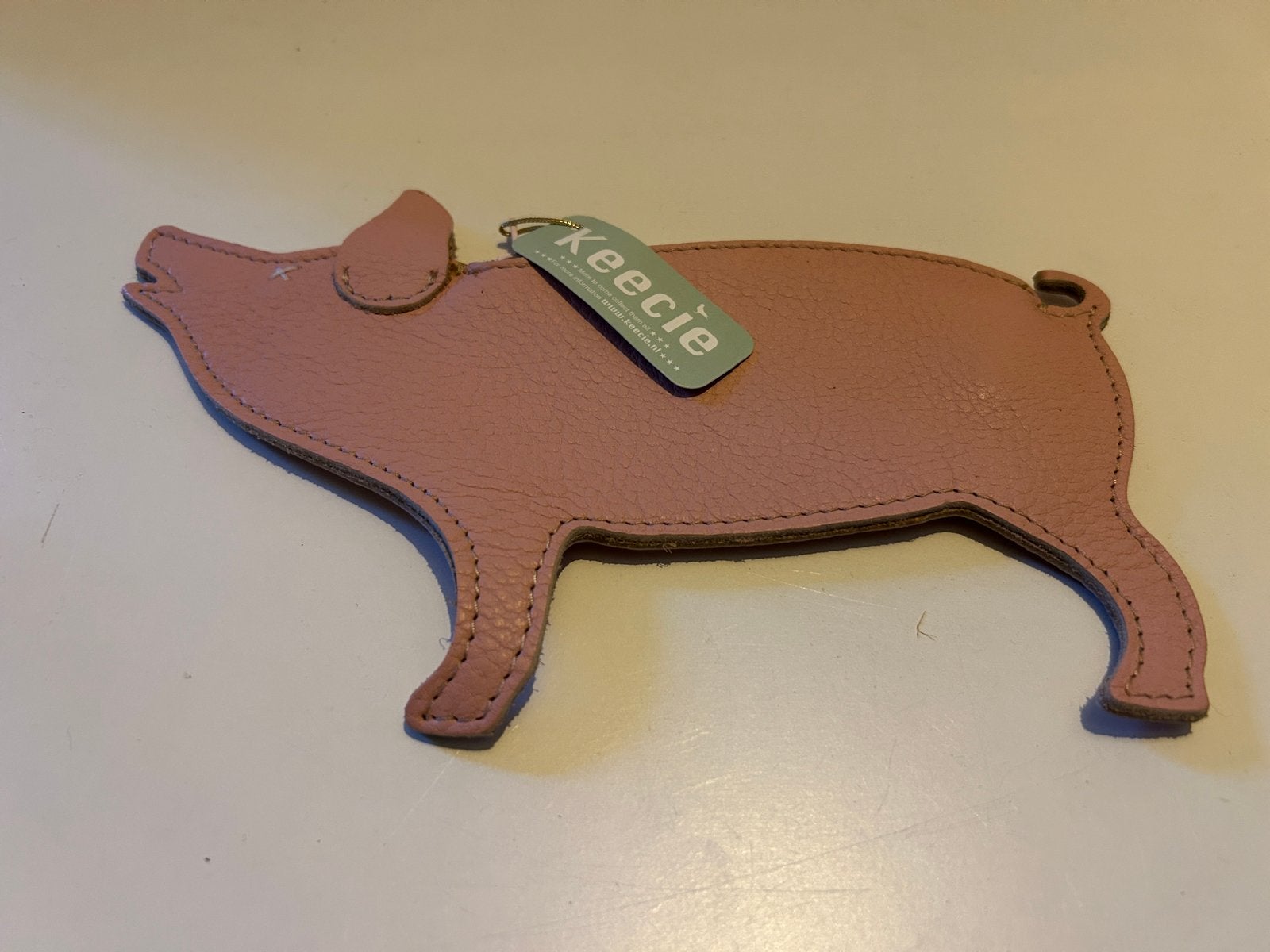 Keecie Piggy Bank leren portemonnee – roze - NIEUW, Overige merken, Nieuw, Ophalen of Verzenden, Roze