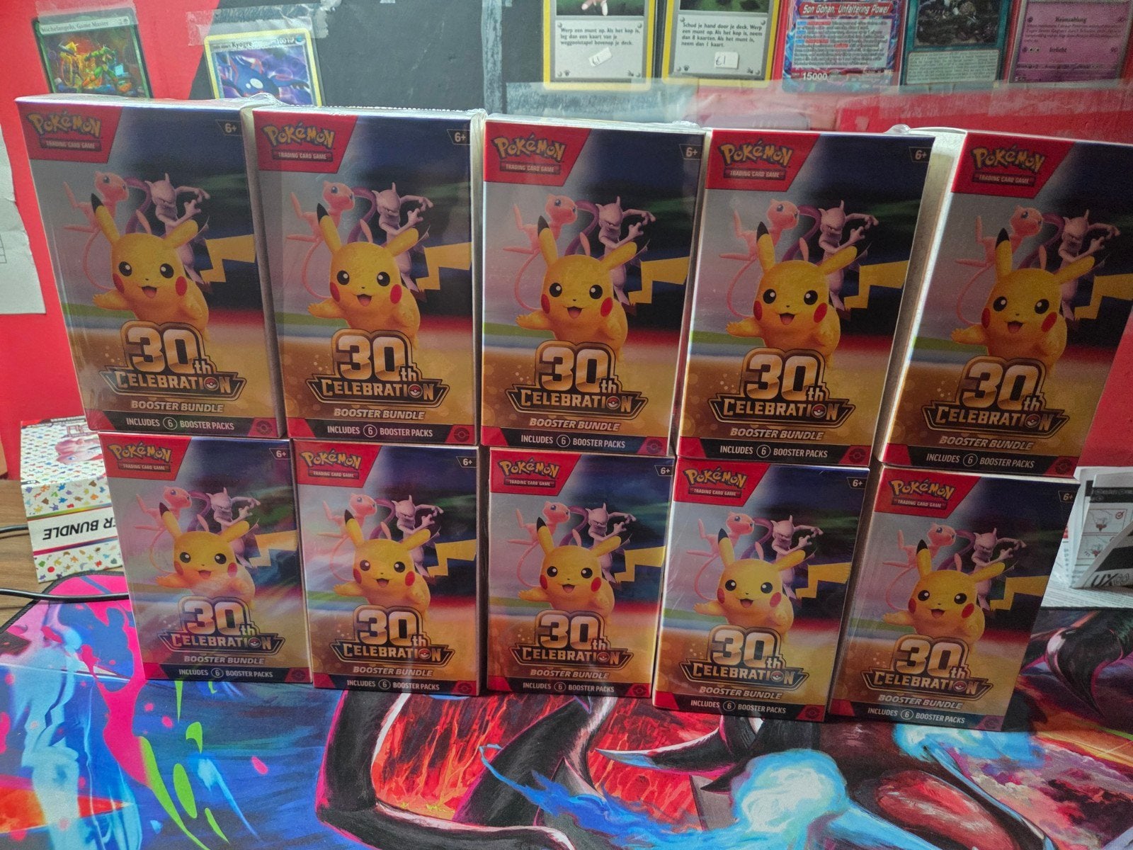30th Celebration Boosterbundle Mega Evolution era, Ophalen of Verzenden, Nieuw, Boosterbox, Foil