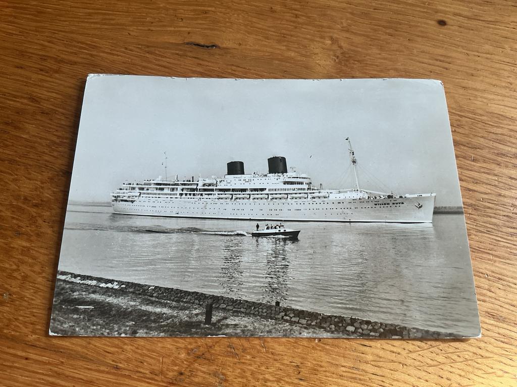 S445  MS WILLEM RUYS, Ophalen of Verzenden, Zo goed als nieuw, Kaart, Foto of Prent