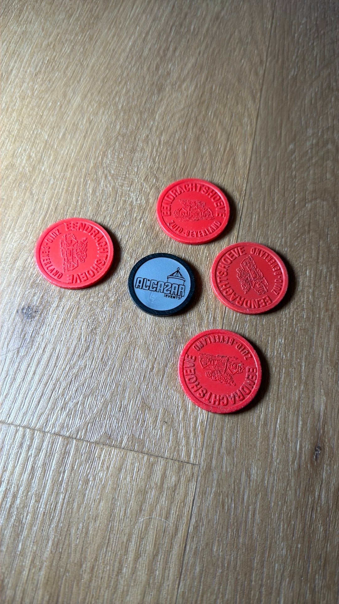 Nostalgische munten. Alcazar en eendrachtshoeve, Ophalen of Verzenden, Zo goed als nieuw
