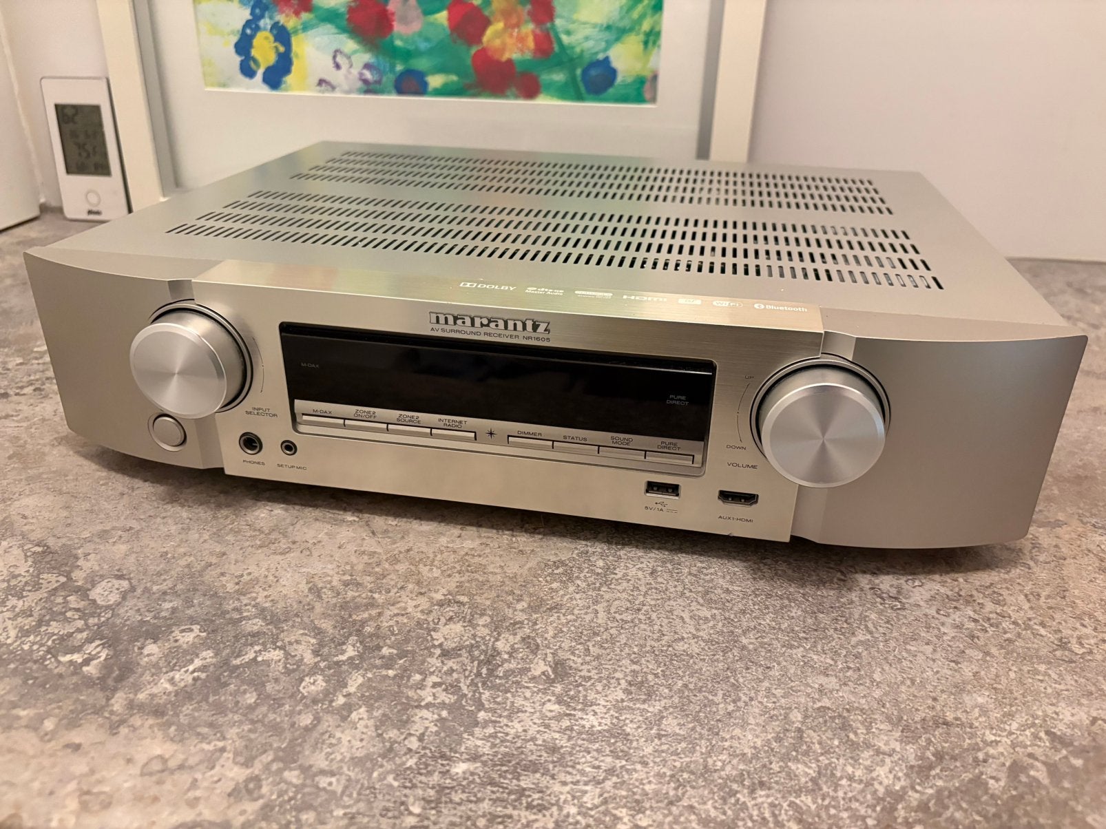 Marantz NR1605 receiver, Audio, Tv en Foto, Versterkers en Receivers, Ophalen, Zo goed als nieuw, Marantz