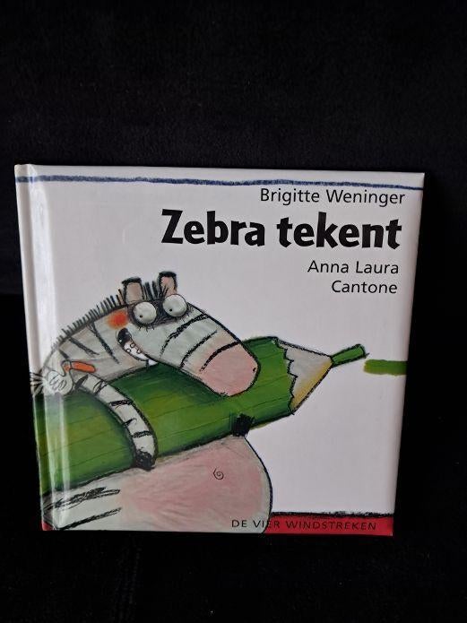 Zebra tekent peuterboekje : B Weninger en A L Cantone nieuw, Ophalen of Verzenden, Nieuw, 1 tot 2 jaar