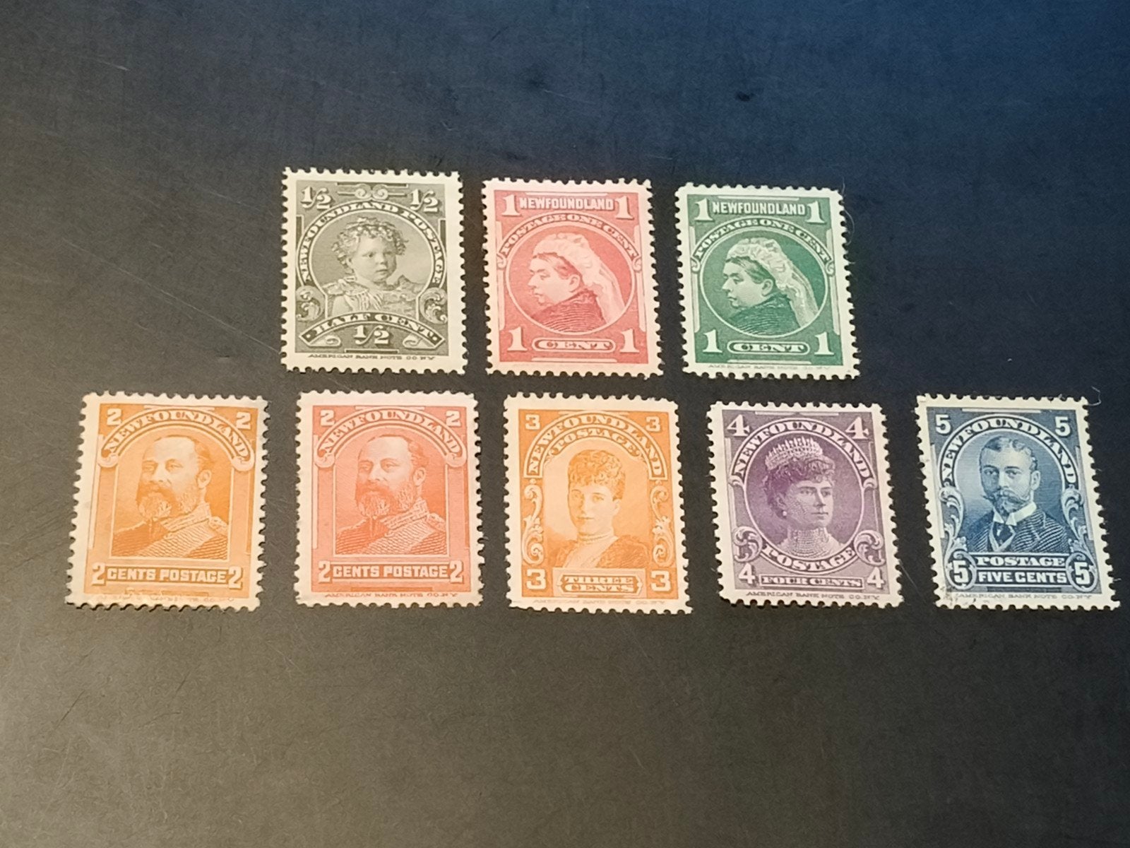 Newfoundland 1897-1918 serie, Sg 83-90, Ophalen of Verzenden, Noord-Amerika