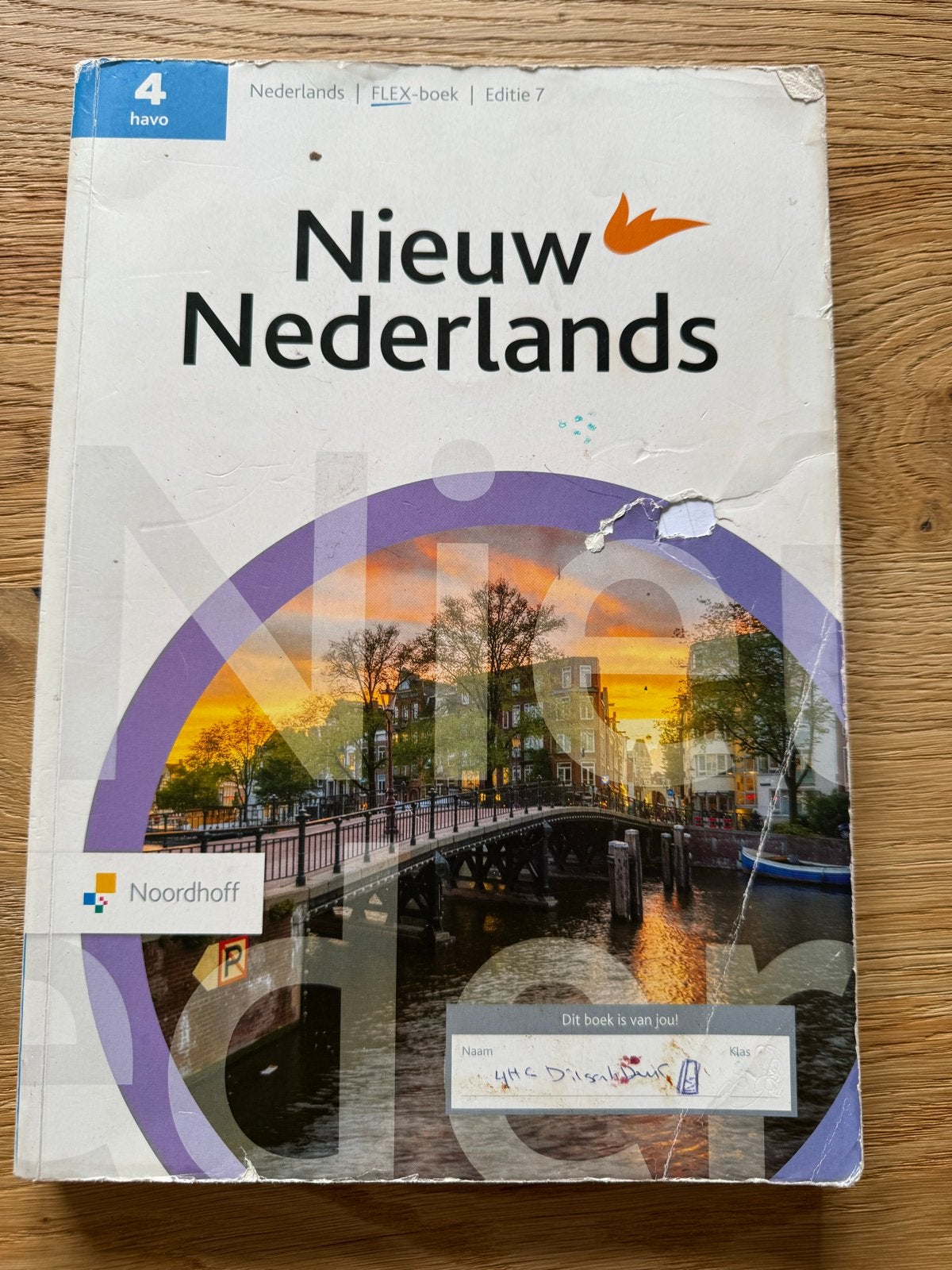 Nieuw Nederlands FLEX-boek 4 havo Editie 7, Ophalen of Verzenden, Gelezen, HAVO, Nederlands