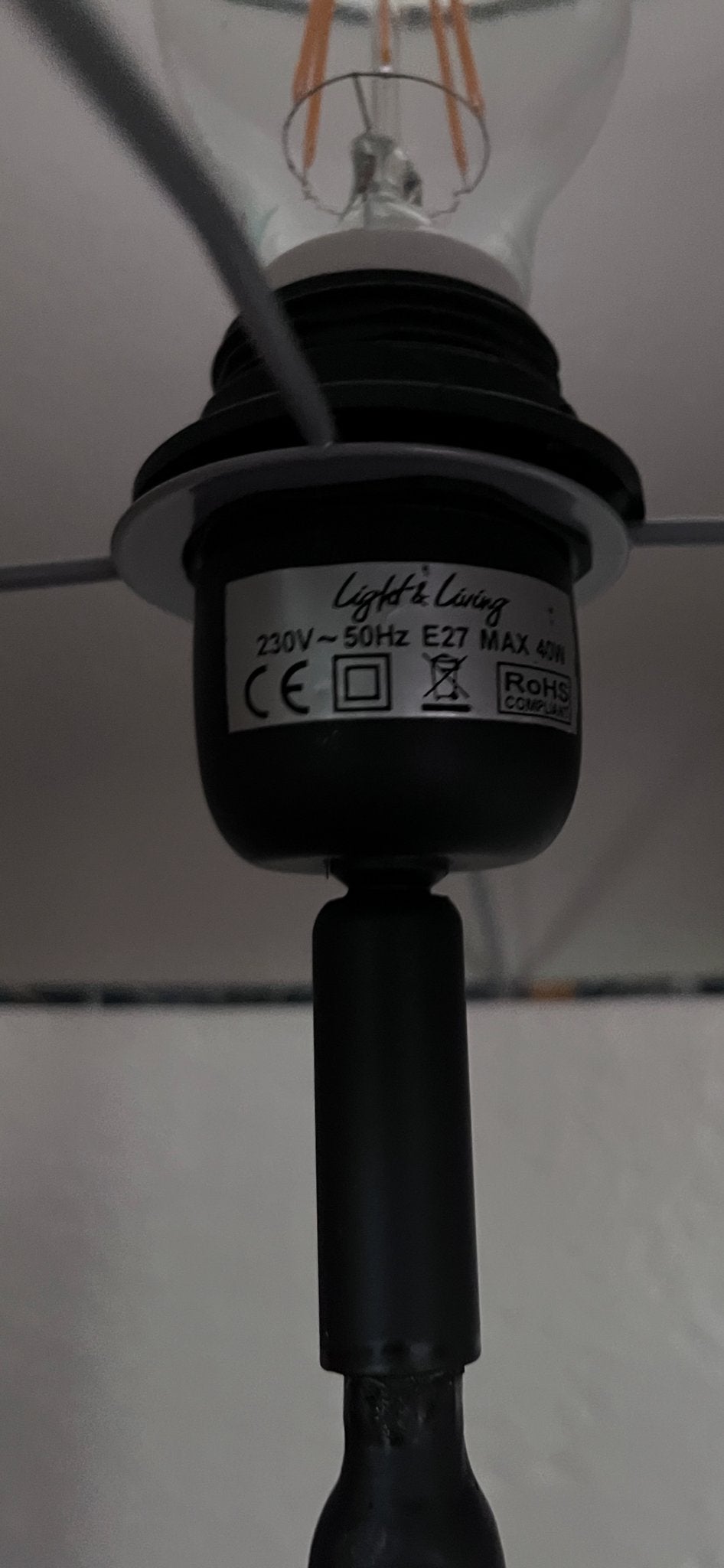 Vloerlamp met papegaaienkap - Light & Living, Huis en Inrichting, Lampen | Vloerlampen, Ophalen, Zo goed als nieuw, Metaal, 150 tot 200 cm
