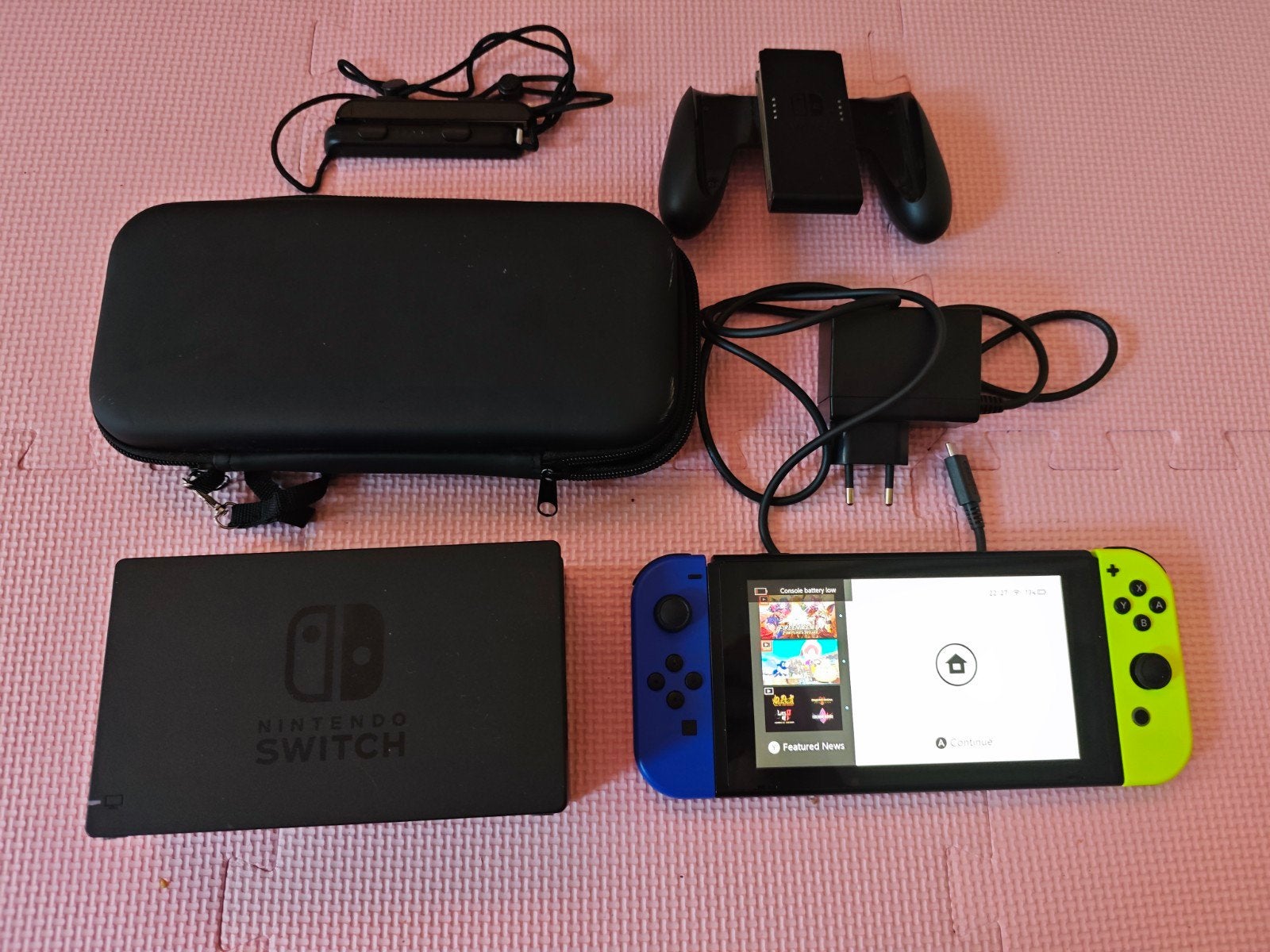 Nintendo Switch Console met accessoires - Zo goed als nieuw, Ophalen of Verzenden, Zo goed als nieuw, Met 2 controllers, Switch Original