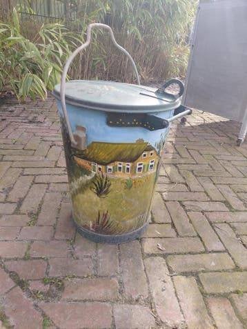 zinken  vuilniemmer,, Huis en Inrichting, Emmers, Ophalen, Kunststof