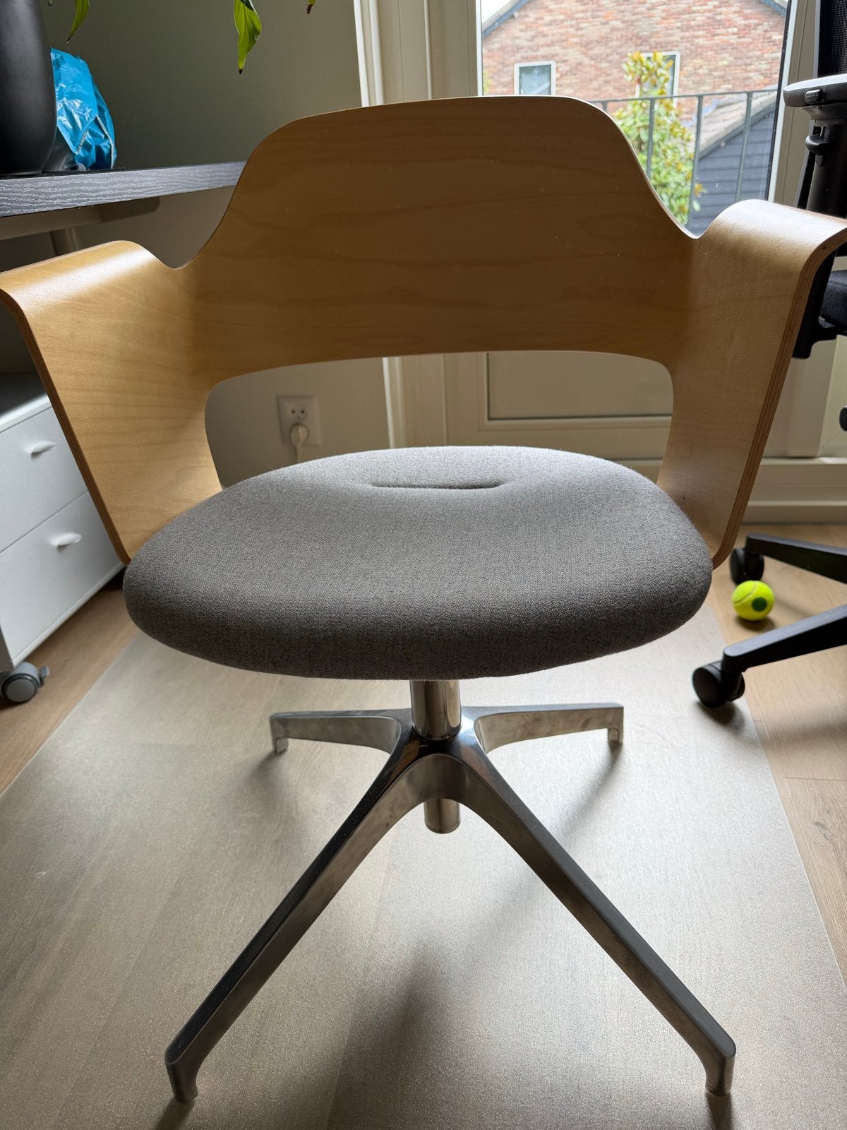 Ikea FJÄLLBERGET bureaustoel, Huis en Inrichting, Ophalen, Gebruikt, Hout, Eén
