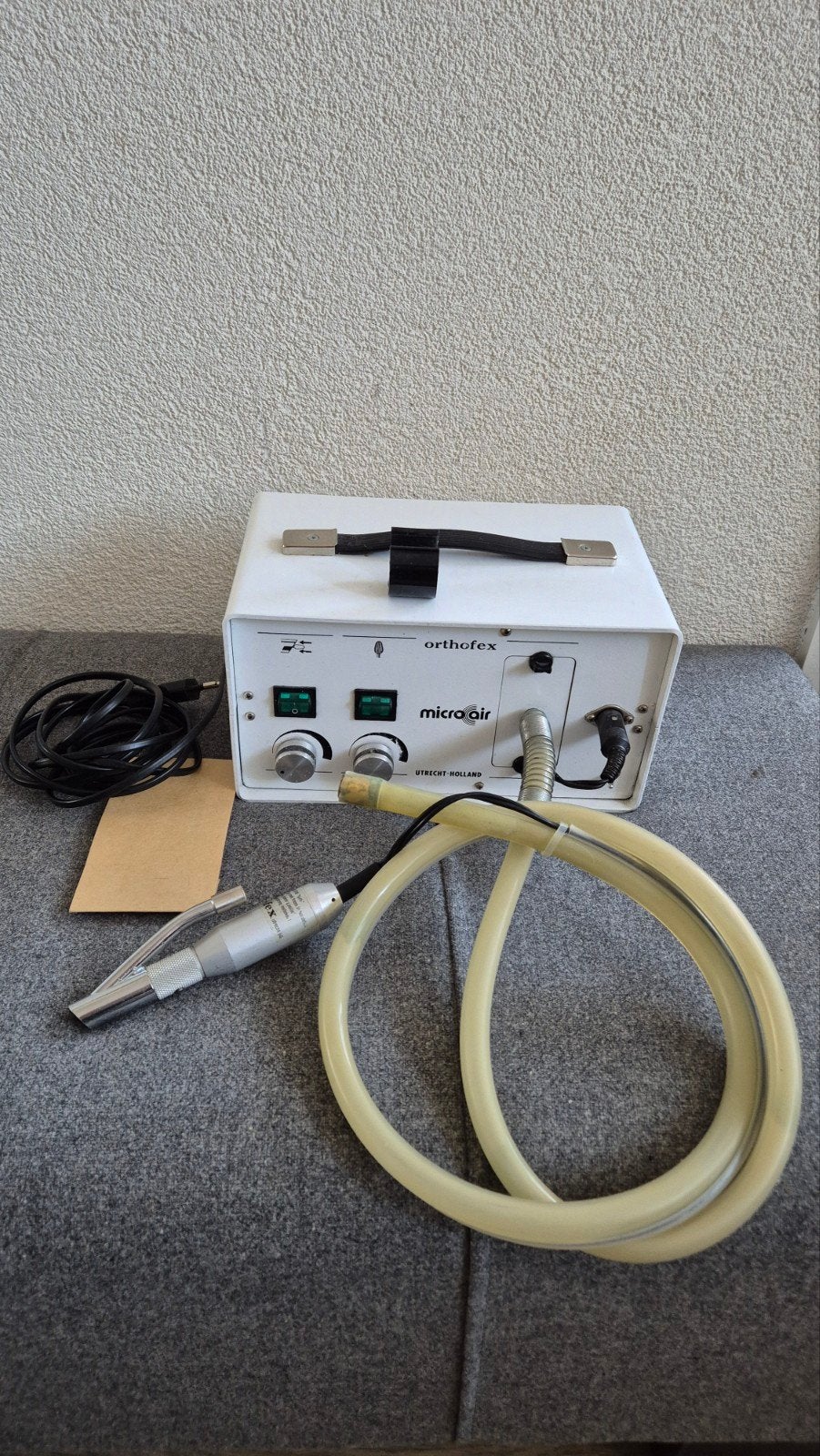 MICRO-AIR pedicure machine met stofafzuiging werkend, Ophalen of Verzenden, Gebruikt, Hand- en Voetverzorging