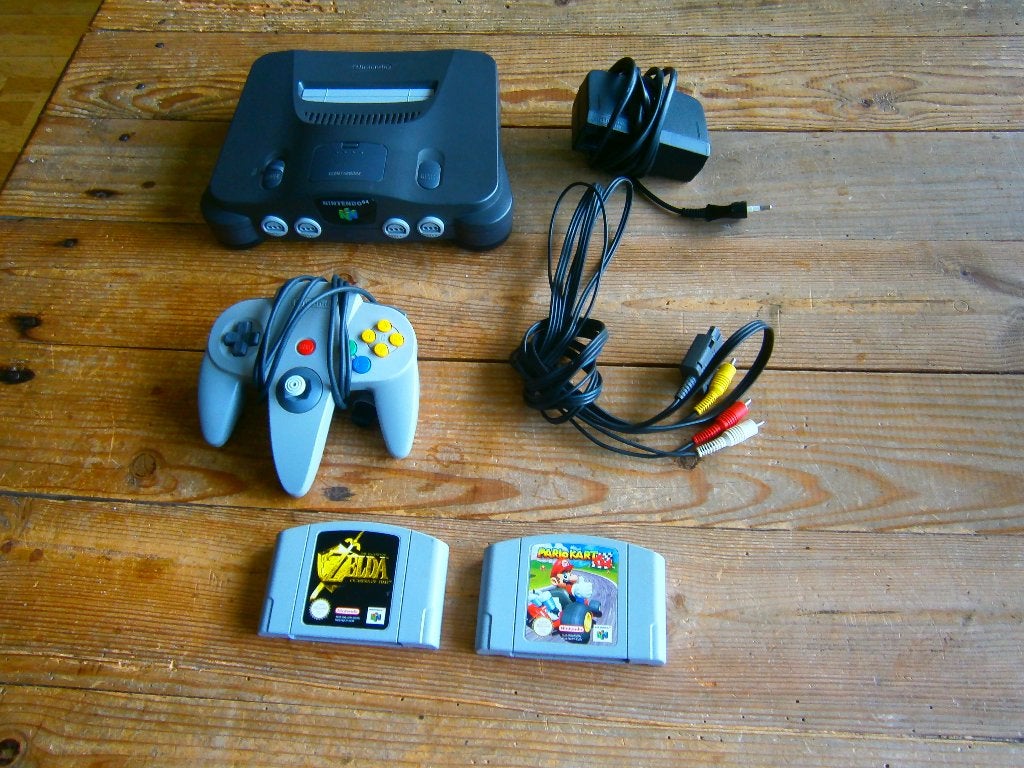 Nintendo 64 met spellen, Spelcomputers en Games, Ophalen of Verzenden, Gebruikt, Met 1 controller, Met games