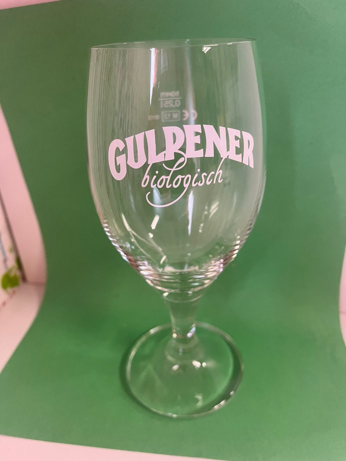 Gulpener bierglazen set van 6 glazen, Ophalen of Verzenden, Nieuw, Glas of Glazen, Gulpener