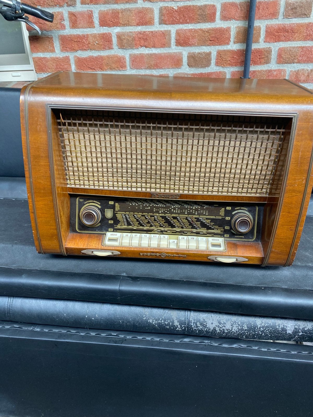 Prachtige retro radio Löwe Opta Komet, Antiek en Kunst, Ophalen