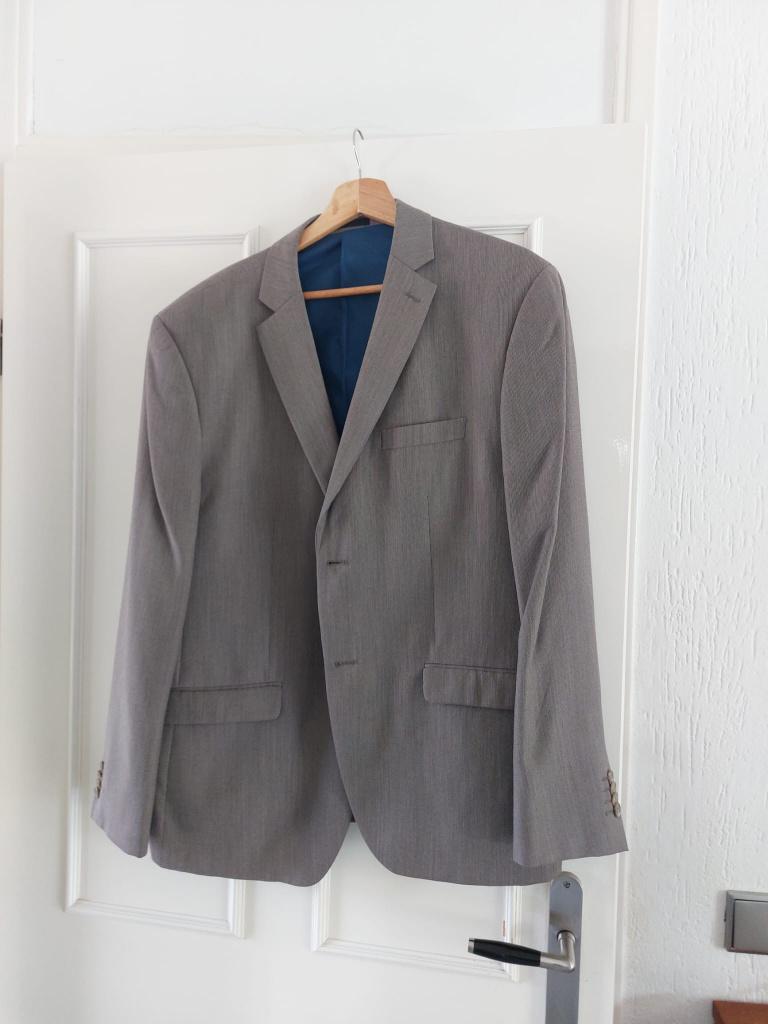 Kostuum LIV collection maat 54, Kleding | Heren, Ophalen of Verzenden, Zo goed als nieuw, Maat 52/54 (L), Beige