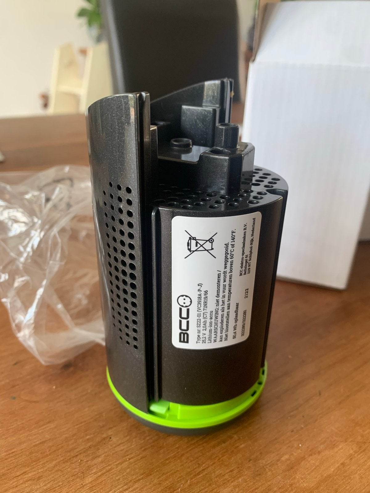 BCC Accu 25.2V 2.5Ah (VCB08A-P-D) voor steelstofzuiger, Ophalen of Verzenden, Nieuw