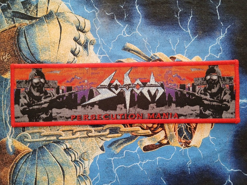 Sodom Persecution Mania strip patch s 302  ltd edition metal, Verzamelen, Ophalen of Verzenden, Nieuw, Kleding