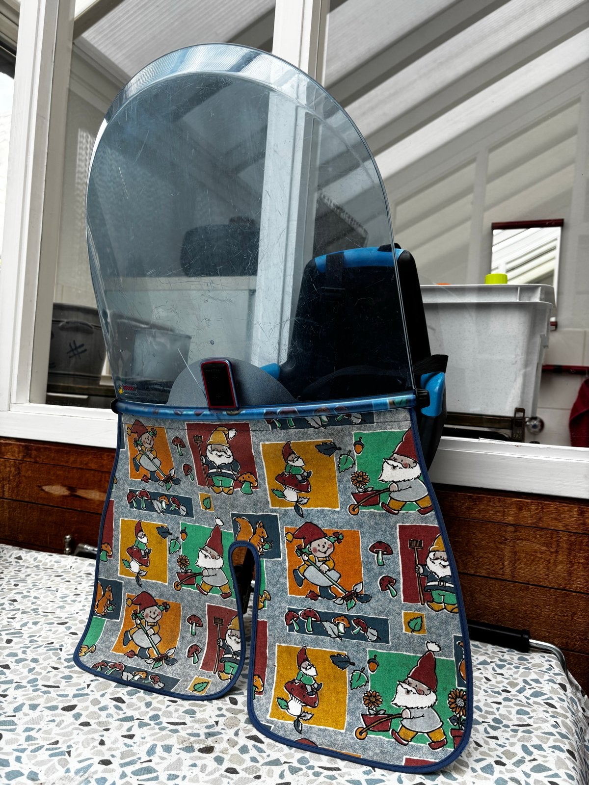 Bobob Lee fietsstoeltje voor, Fietsen en Brommers, Ophalen, Voorzitje, 0 t/m 13 kg, Gebruikt