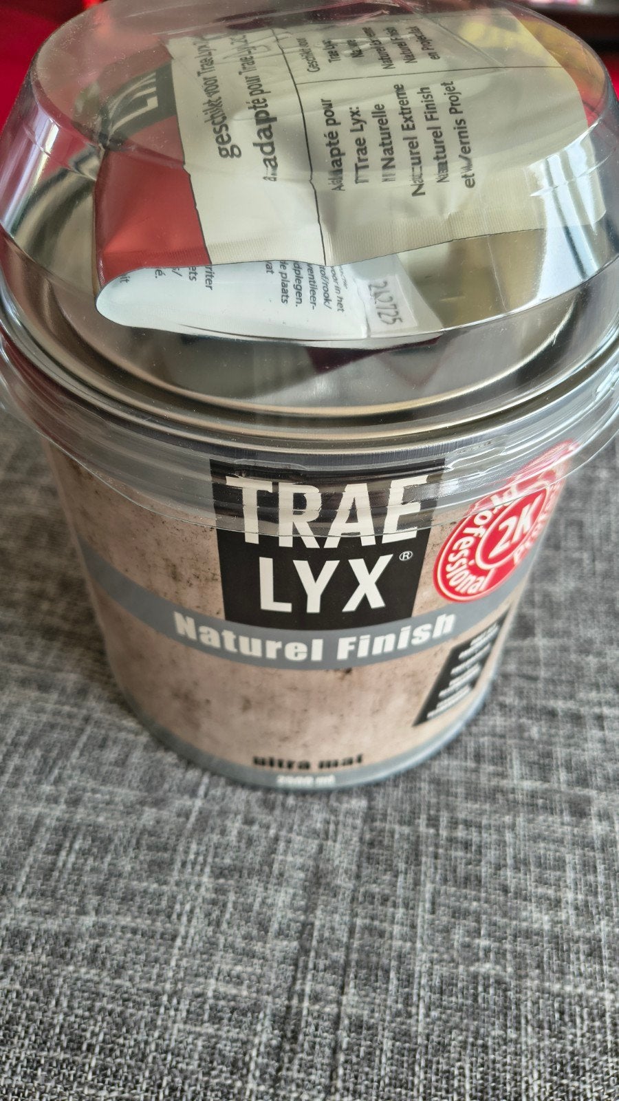 Trae-Lyx Naturel Finish 2K - Ultra Mat 2,5 liter, Ophalen of Verzenden, Nieuw, Overige kleuren, Lak