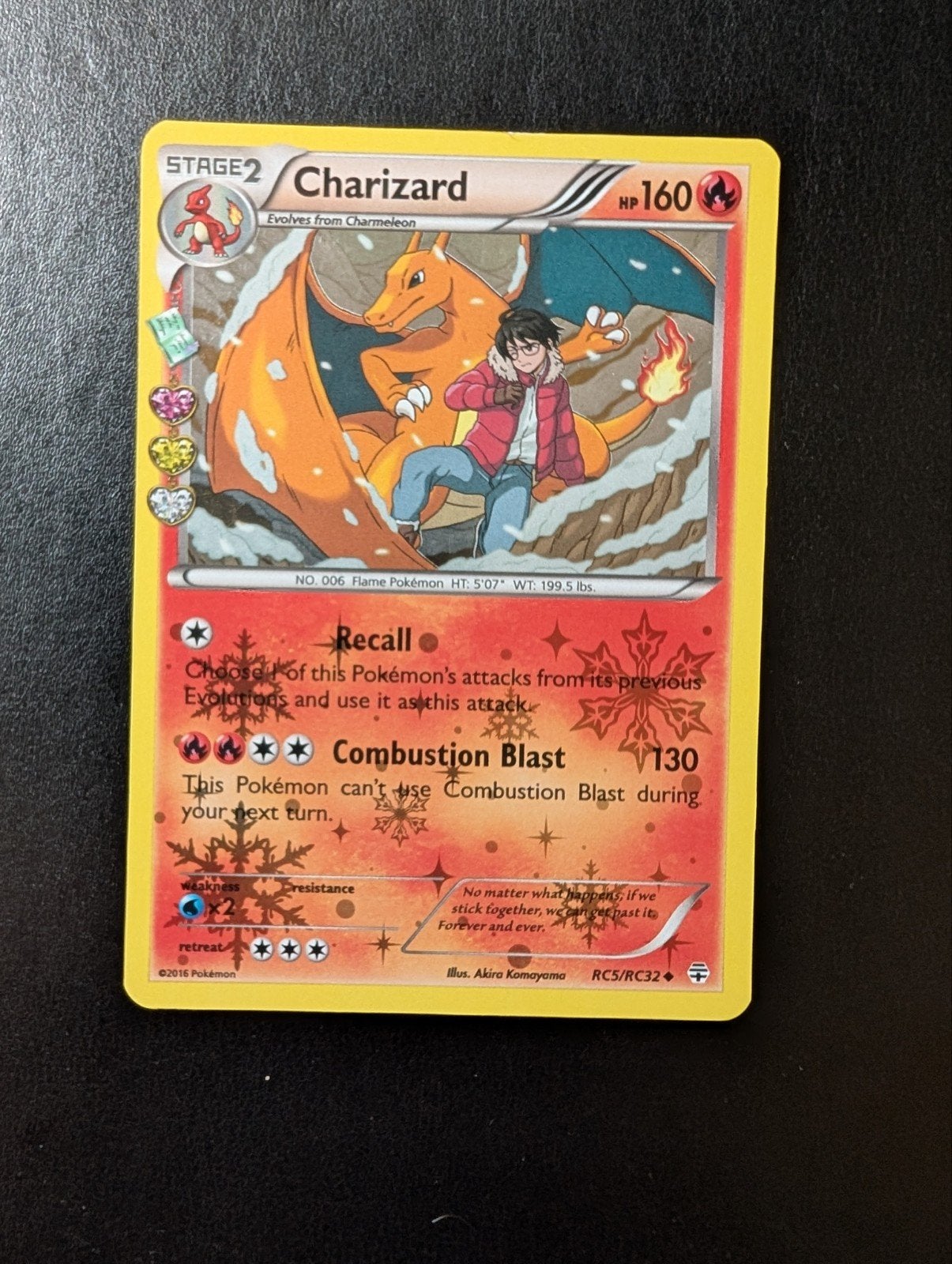 Charizard RC5/RC32 Pokémon kaart - Zo goed als nieuw, Ophalen of Verzenden, Zo goed als nieuw, Losse kaart, Foil