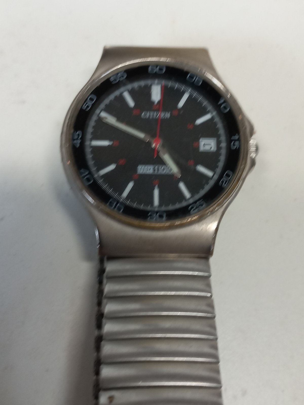 Citizen Polshorloge - Gebruikt, batterij moet vervangen, Sieraden, Tassen en Uiterlijk, Horloges | Heren, Staal, Gebruikt, Staal