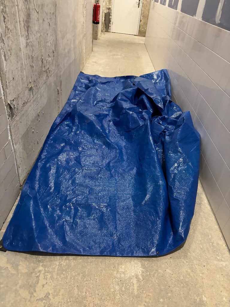 Afdekzeil, Ophalen, Zo goed als nieuw, 15 m² of meer, Zeil