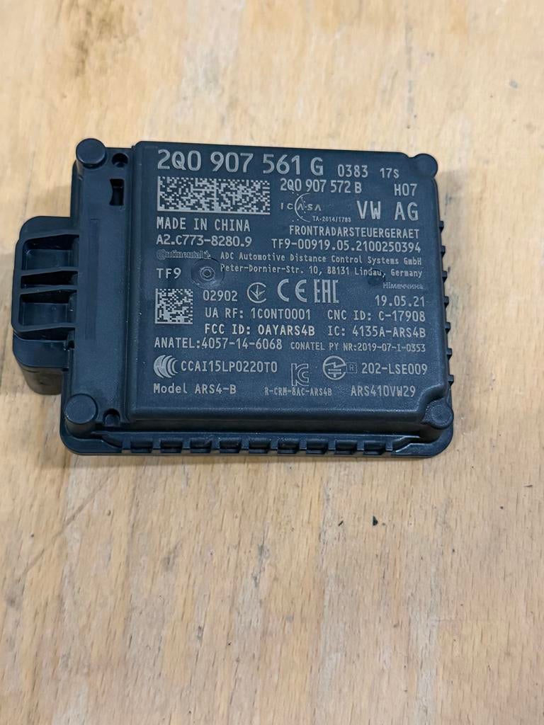 VW Polo 2G ACC Radar Sensor (2Q0907561G), Auto-onderdelen, Ophalen of Verzenden, Gebruikt, Volkswagen