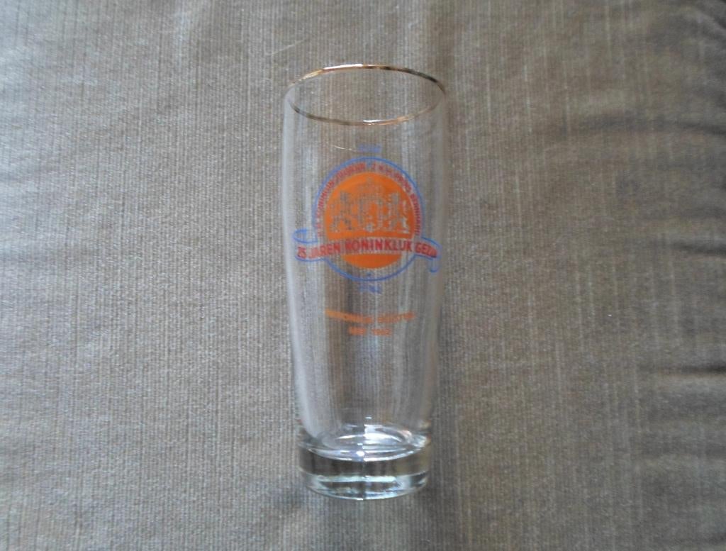 25 Jaren Koninklijk Gezin Mei 1962 Bierglas, Ophalen of Verzenden, Zo goed als nieuw, Nederland, Servies