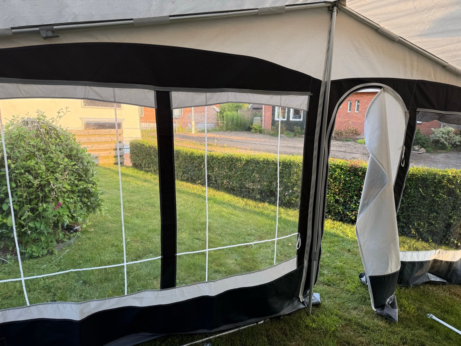 Dorema Voortent Omloopmaat 11 met Aluminium Stokken, Ophalen, Gebruikt, Dorema