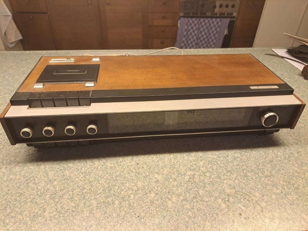 Aristona 5811A Tuner Versterker Cassetterecorder, Ophalen of Verzenden, Gebruikt