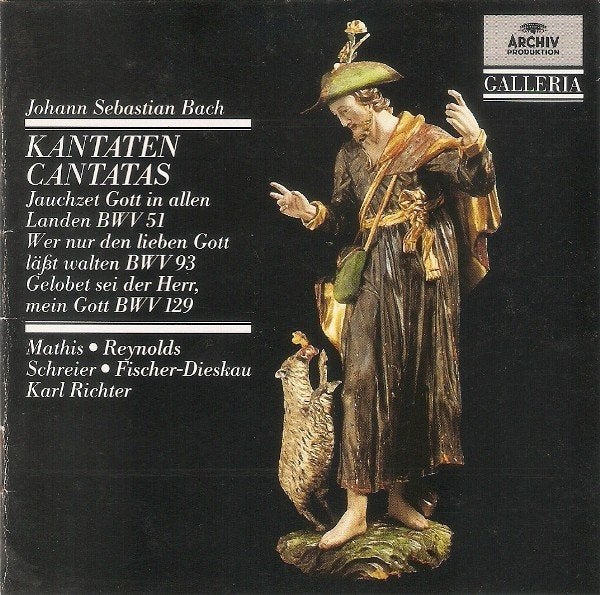 Bach kantaten Cantatas BWV 51,93.129 CD, Gebruikt, Ophalen of Verzenden, Orkest of Ballet, Barok