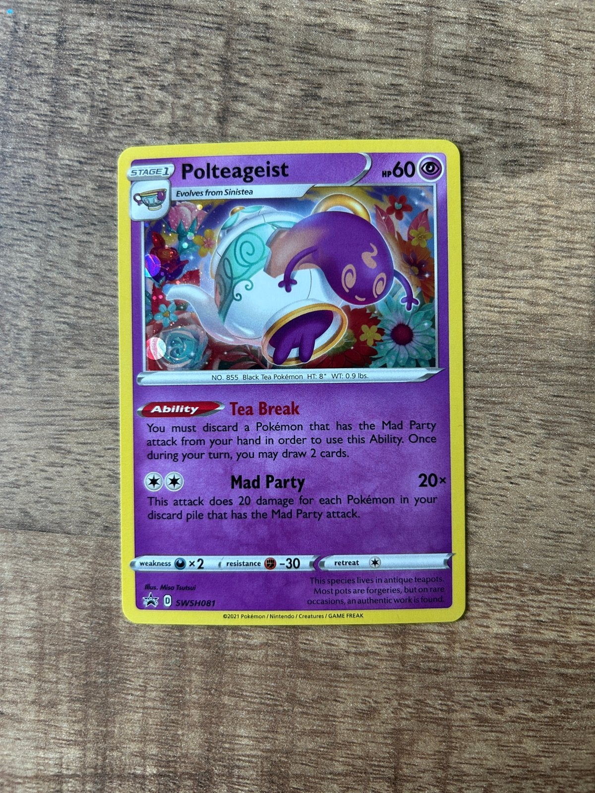 Pokemon polteageist promo, Ophalen of Verzenden, Zo goed als nieuw
