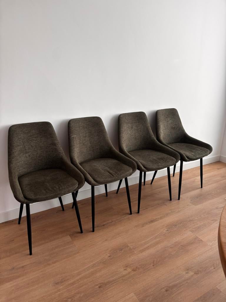 4 mooie stevige eetkamerstoelen, Ophalen, Overige kleuren, Zo goed als nieuw, Vier