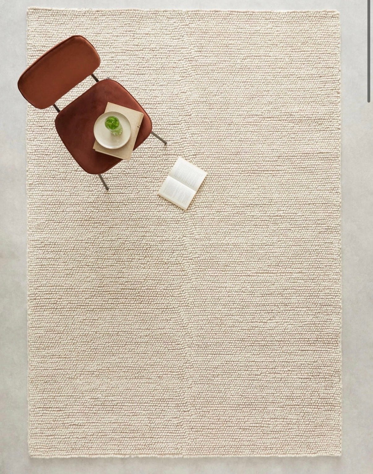 Gezocht: Vloerkleed Nous Pebbles 290x200 beige/ecru, Ophalen, Gebruikt, Beige, 200 cm of meer