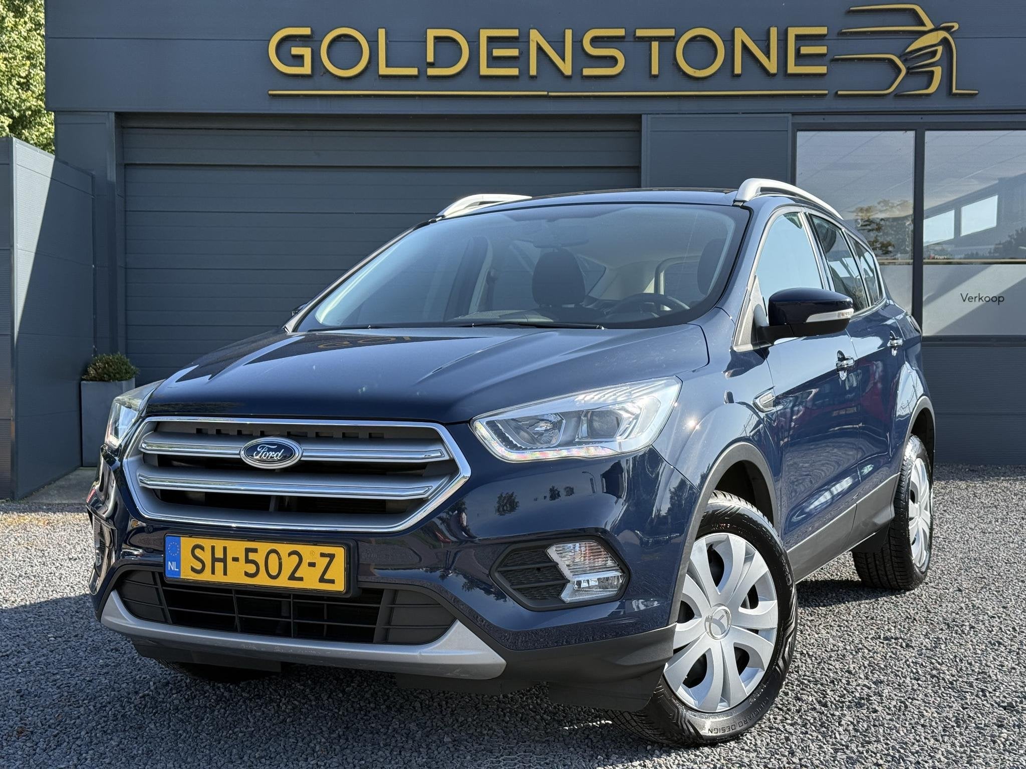 Ford Kuga 1.5 EcoBoost Trend Ultimate 2e Eigenaar,NaviDealer, Auto's, Stof, Euro 6, 4 cilinders, Blauw