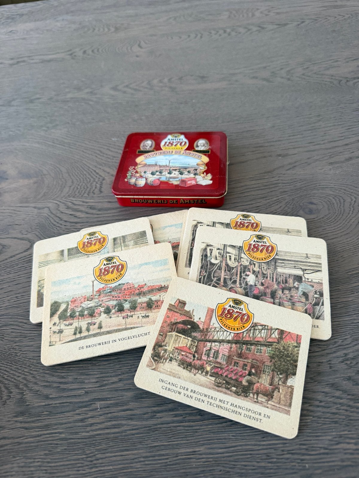 Amstel 1870 Viltjes en Blikje - Brouwerij De Amstel, Ophalen of Verzenden, Nieuw, Viltje(s), Amstel