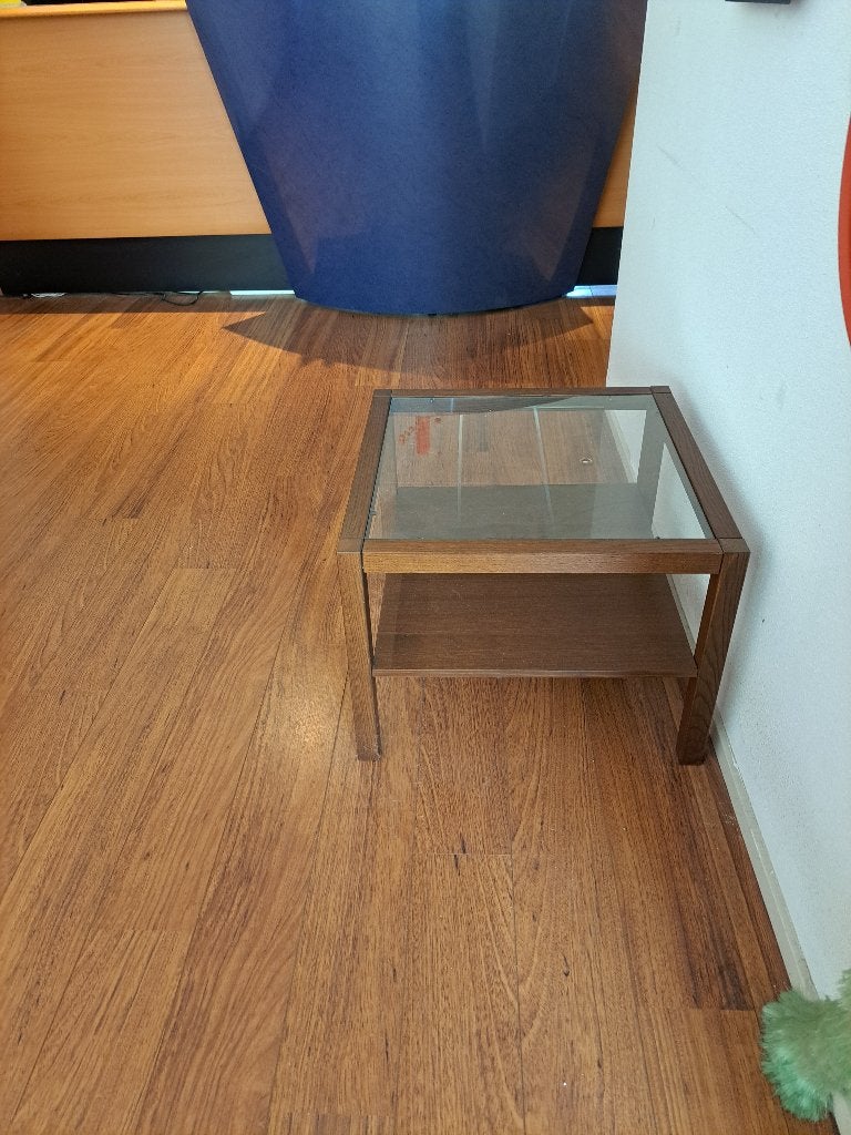 Tafeltje, Overige materialen, Minder dan 55 cm, Gebruikt, Vierkant