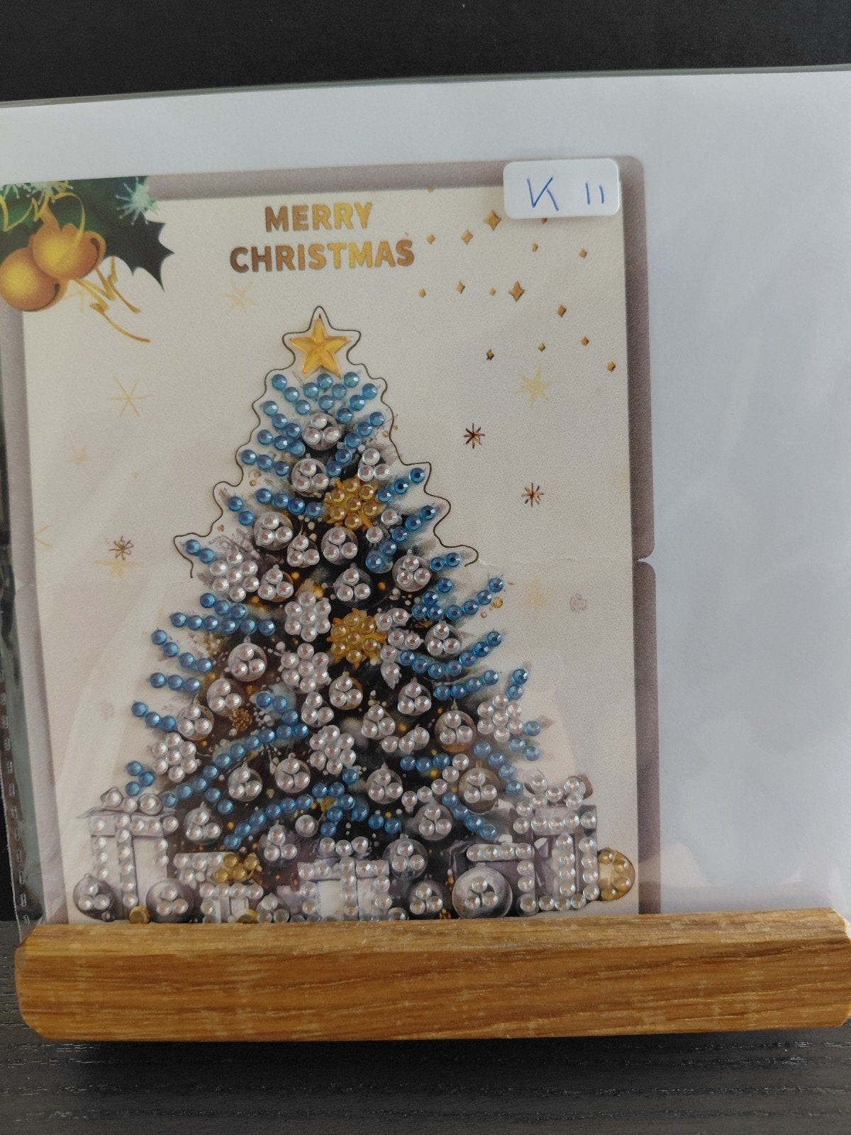Diamond painting kerstkaart 5+1 gratis, Ophalen, Nieuw, Kerst
