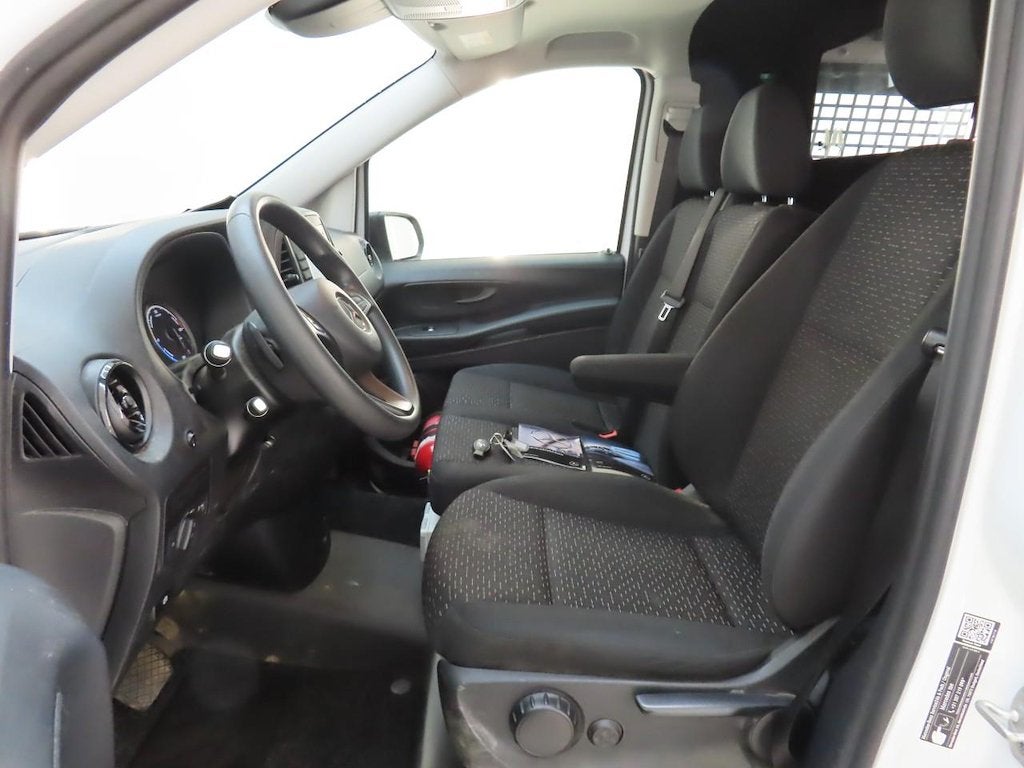 Mercedes-Benz eVito Lang 66 kWh Bott Vario Inrichting, Auto's, Stof, Gebruikt, 116 pk, Wit